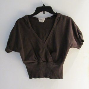 Cropped Brown Sweatshirt